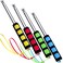 4 Pieces Telescoping Pointer Whiteboard Teacher Pointer Retractable Teaching Pointer Extends to 47 Inch for Presentation Classroom Tour Guide