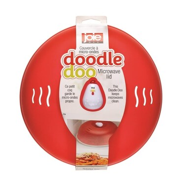 Joie Doodle Doo Microwave Splatter Shield Lid Protects Against Messes BPAFree Plastic Red 1 Count