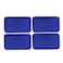 Pyrex 7214PC 48 Cup Cadet Blue Lids 4 Pack Made in the USA