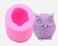 3D Candle Silicone Mold Owl Mold Used for Making CandleCake Chocolate Hard Candy in Kitchen Accessories Pink 5x5x55cm 1702 Candle Making Supplies Soap Molds Candle Molds for Candle Making