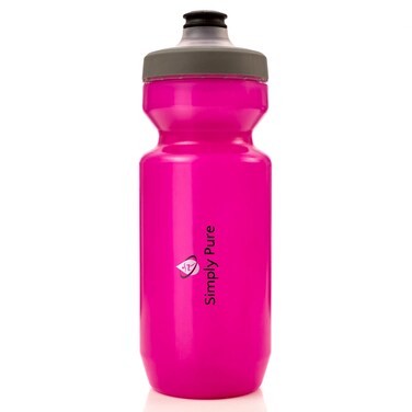 Simply Pure Purist 22 Oz BPAFree Water Bottle by Specialized Bikes Watergate Cap  Pink