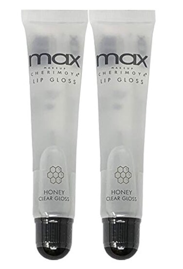 Cherimoya 2Pack MAX Makeup Lip Polish HONEY Clear Gloss