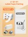 Makeid 063 x 13 Label Tape Compatible Label Makers L1 Q1 E1 Refills Waterproof Laminated Custom Stickers Office Labels Replacement 16mm x 4m