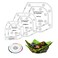 Baiwang Bowl Cozy Template Cutting Ruler Set Quilting Rulers and Templates Acrylic Bowl Wrap DIY Kitchen Bowl Art Template Bowl Cozy Cutting Template for Sewing 3 Sets