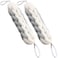 AARAINBOW 2 Packs Upgraded Long Stretch Back Sponge with Rope Handles Back Scrubber Bath Shower Mesh Sponge Exfoliating Body Scrub Stretch Braided Loofah for Men Women Loofah Rope 2 Gray