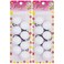 8 Pcs 40mm Large Hair Ties with Balls Bubble Beads and Bobble Hair Balls for Girls and Toddlers White