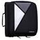 Caseit The Universal Zipper Binder  2 Inch ORings  Padded Pocket That Holds up to 13 Inch LaptopTablet  Multiple Pockets  400 Page Capacity  Comes with Shoulder Strap  Jet Black LT007