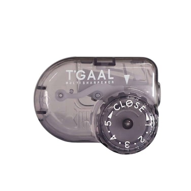 KUTSUWA STAD TGAAL Angle Adjustable Pencil Sharpener Translucent Black 1 ea RS036BKTranslucent Black