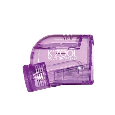KUTSUWA STAD KZOOL Sharpness Adjustable Pencil Sharpener Translucent Purple RS035PU