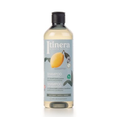 ITNERA Daily Sebum Control Shampoo with Amalfi Coast Lemon 1251 fl oz  for Oily Hair  Vegan Friendly  95 Natural Origin Ingredients