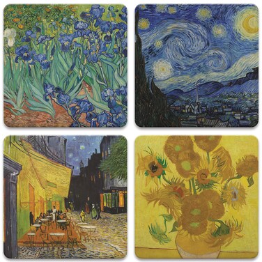 CoasterStone Classic Van Gogh Coasters 425 Various