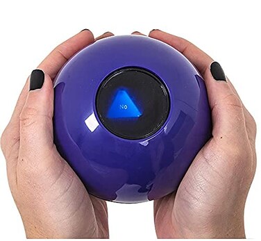 Zugar Land Fortune Telling Purple Magic Orb 4 Magical Ball for Kids The Mystical Orb Your Answer is here Easy to Use