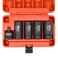 NEIKO 02530A 5 Piece 12 Point Socket Set 12 Drive Lug Nut Remover Spindle Nut Socket Axle Nut Socket Set Metric 30mm  36mm Socket 12 Drive Impact Set CrMo Impact Adapter 34 12 Reducer