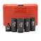 NEIKO 02530A 5 Piece 12 Point Socket Set 12 Drive Lug Nut Remover Spindle Nut Socket Axle Nut Socket Set Metric 30mm  36mm Socket 12 Drive Impact Set CrMo Impact Adapter 34 12 Reducer