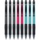 PILOT G2 Pen Stylus Fine Point GreyRedTurquoise Barrels Black Ink 8 Count Box 17210
