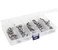 50 PCS Flanged Button Head Socket Cap Screws M6 x 8mm 12mm 16mm 20mm 25mm 304 Stainless Steel 188 Allen Socket Drive Machine Thread Bright Finish