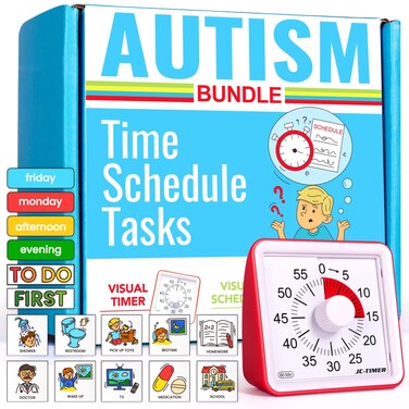 Autism  Prosperity Time Schedule Tasks  Autism Learning Materials Special Education Autism Sensory Products Sensory Toys for Kids with Autism Visual Schedule for Kids with Autism Age 3 4 5 7 8 12
