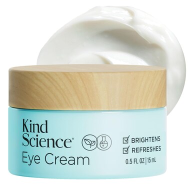Kind Science by Ellen DeGeneres Eye Cream  Under Eye Cream to Refresh Eyes  Hydrating Eye Cream for Wrinkles Noticably Smooths  Moisturizes  Anti Aging Eye Cream for Women Paraben Free 05 fl oz