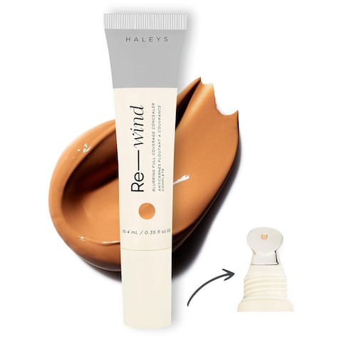 HALEYS Rewind Blurring Full Coverage Concealer Medium Dark  Cool Cream 1 oz