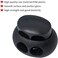 20Pcs Plastic Cord Locks End Spring Stop Toggle Stoppers18Inch 11Yards Elastic Cord Heavy Stretch Round StringDouble Hole Cord Lock Elastic Shock Rope for Drawstring ShoelacesClothing Backpack