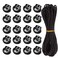 20Pcs Plastic Cord Locks End Spring Stop Toggle Stoppers18Inch 11Yards Elastic Cord Heavy Stretch Round StringDouble Hole Cord Lock Elastic Shock Rope for Drawstring ShoelacesClothing Backpack
