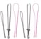 2 Set6 Pcs Flexible Drawstring Threader Easy Drawstring Threader Replacement Tool for Jacket Pant Coat Swim Trunk Shoe Laces