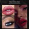 BIOKUSY 12 Colors Glitter Lip Gloss Set Black Blue Purple Matte Diamond Shimmer Metallic Liquid Lipstick Set 24 Hours Long Lasting Waterproof Glossy Lipstick Kit Halloween Makeup Gife for Women