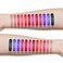 BIOKUSY 12 Colors Glitter Lip Gloss Set Black Blue Purple Matte Diamond Shimmer Metallic Liquid Lipstick Set 24 Hours Long Lasting Waterproof Glossy Lipstick Kit Halloween Makeup Gife for Women