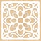 2pcs 12 x 12 Inches Large Stencils for Painting Floors Walls Patio Tiles Wood Reusable Large Mandala Stencil for Concrete Floor