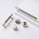 Gutuwellea Drawer Pull 12 Pack 5 Cabinet Handles Cabinet Pulls Aluminum Handles Round Pull Gold and Nickle Oxidation Finish with Diamond Pattern Golden 6 Length