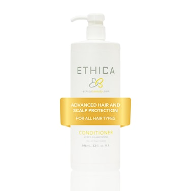 Ethica Beauty Professional Conditioner Deep Conditioning Volumizing  Hydrating Promotes Strong Healthy Hair Scalp Health and Hair Growth 32 oz