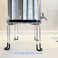 Shurex Stainless Steel Countertop Stand with Rubberized NonSlip Feet 9 Diameter by 6 Tall Compatible with Berkey Big Travel Royal Gravityfed Water Filter System and other Gravity Tanks