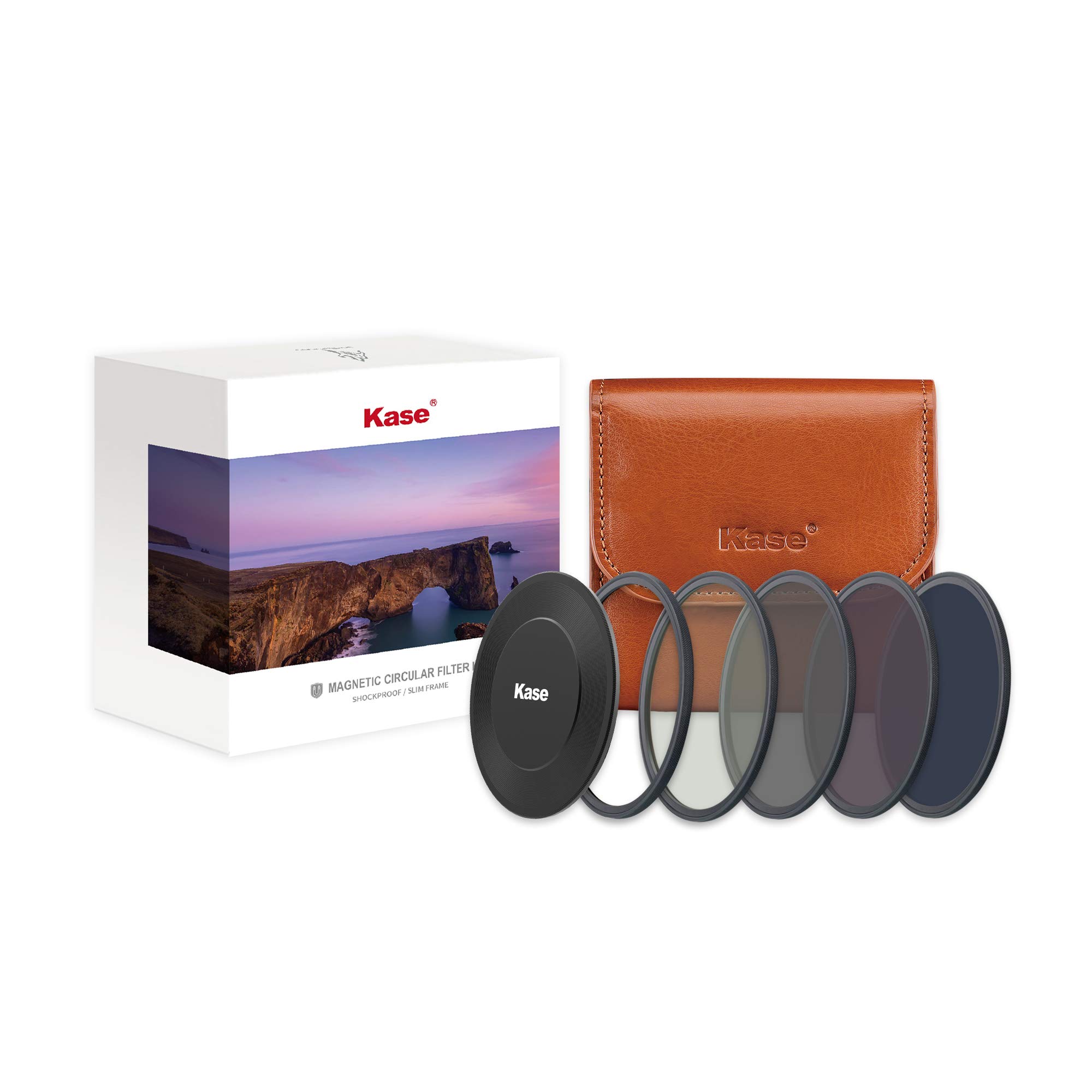 Kase Kase Wolverine Magnetic Shockproof Tempered Optical Glass Filter Set Cpl ND1000
