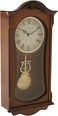Bulova Clocks C3542 Cranbrook Wall Mount Analog Wooden Chiming Clock Brown