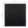 AEONS 12U Professional Wall Mount Server Cabinet Enclosure Double Section Hinged Swing Out 19Inch Server Network Rack Locking Glass Door 22Inches Deep Black Fully Assembled