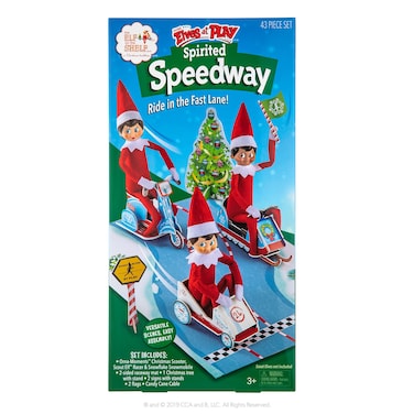 The Elf on the Shelf SEAP Spirited Speedway Playset Elf not incuded