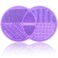 Makeup Brush Cleaning Mat Silicone Makeup Brush Scrubber Makeup Brush Cleaner Pad Cosmetic Brush Cleaner Brush Cleaning Pad Suitable for Makeup Brush Makeup Sponge Powder Puff Purple