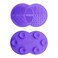 Makeup Brush Cleaning Mat Silicone Makeup Brush Scrubber Makeup Brush Cleaner Pad Cosmetic Brush Cleaner Brush Cleaning Pad Suitable for Makeup Brush Makeup Sponge Powder Puff Purple