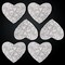 6Pcs Heart Rhinestone Stickers SelfAdhesive Bling Glitter Crystal Diamond Car Decals for DIY Crafts Laptops Cup Shoes Bag Phone Mirrors Car Interior Exterior Party Decorations 6Pcs Heart