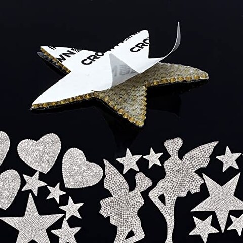 6Pcs Heart Rhinestone Stickers SelfAdhesive Bling Glitter Crystal Diamond Car Decals for DIY Crafts Laptops Cup Shoes Bag Phone Mirrors Car Interior Exterior Party Decorations 6Pcs Heart