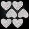 6Pcs Heart Rhinestone Stickers SelfAdhesive Bling Glitter Crystal Diamond Car Decals for DIY Crafts Laptops Cup Shoes Bag Phone Mirrors Car Interior Exterior Party Decorations 6Pcs Heart