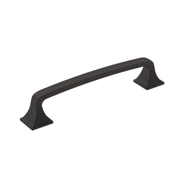 Amerock  Cabinet Pull  Matte Black  5116 inch 128 mm CentertoCenter  Ville  1 Pack  Drawer Pull  Cabinet Handle  Cabinet Hardware