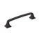 Amerock  Cabinet Pull  Matte Black  5116 inch 128 mm CentertoCenter  Ville  1 Pack  Drawer Pull  Cabinet Handle  Cabinet Hardware