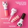 Lip Smacker Lippy Pals Set of 3 Flavored Moisturizing  Smoothing Soft Shine Lip Balm Hydrating  Protecting Fun Tasty Flavors CrueltyFree  Vegan  Unicorn Bunny Llama