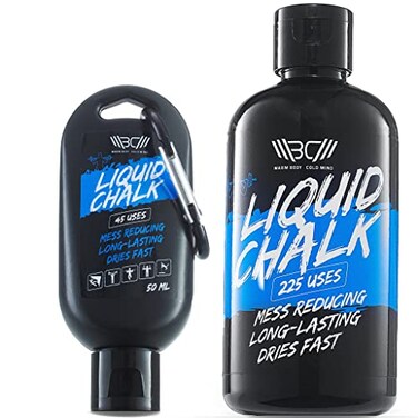 WARM BODY COLD MIND Premium Liquid Chalk for Weight Lifting  Hand Grip for Cross Training Climbing Gymnastics Weightlifting Powerlifting Deadlift Pole Dancing 25050ml