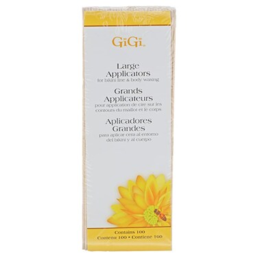 GiGi Large Wax Applicators for Bikini Line and Body Waxing 100 Pieces