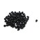 Geesatis 100 pcs Black Cord Locks Single Hole String Toggle Stop Lock for Draw String Bags Clothing Use No Slip