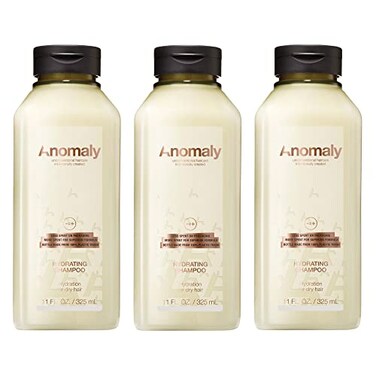 Anomaly Vegan Hydrating Shampoo with Aloe Vera  Coconut Oil for Dry Damaged Hair  Sulfate Free  Paraben Free  Eco Friendly  Sustainable Packaging from Ocean Plastic 11 fl oz