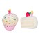 Pearhead Birthday Cake Cat Toy Set Stuffed Birthday Cake and Cupcake Cat Toys with Catnip and Squeakers Interactive Fun Kitten Toys Perfect Pet Owner Birthday Gift Ideal for Cat Lovers Set of 2