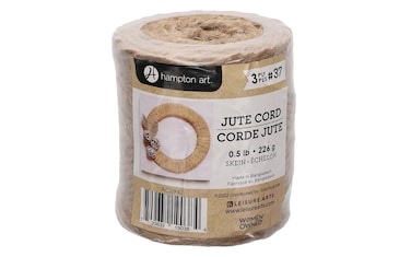 Hampton Art Jute 5lb 3ply Natural Twine Jute Rope Jute Twine String for Crafts Garden Twine Thick Twine Rope Twine Gardening Twine Heavy Duty Outdoor Burlap String